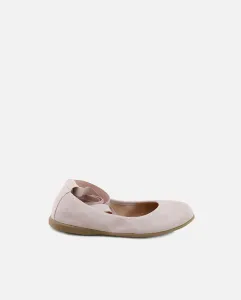 Розовые замшевые балетки для девочек Eli 1957, розовый