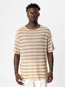 Классическая футболка VAMOS CLO Shirt Colorado Springs, цвет camel/white