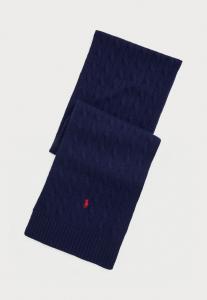 Шарф Polo Ralph Lauren CABLE KNIT WOOL BLEND SCARF, Classic Navy/Dark Blue