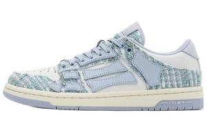 Кроссовки AMIRI Skel-Top Low Skateboarding Shoes Women's Low-top Gray/Blue, серый/синий