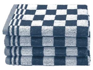 Кухонное полотенце Zollner 00000453 4 шт, 50x1x50 см, синий