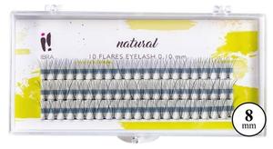 Ибра, пучки накладных ресниц, 0,10 С, 8 мм, Ibra