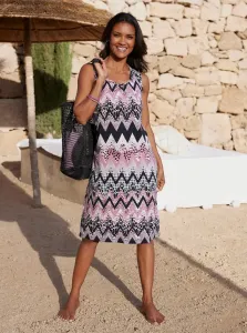 Feel Good летнее платье "летнее платье", цвет Violett-Schwarz-Bedruckt