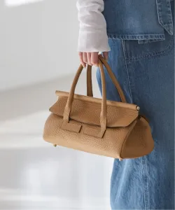 Кожаная сумка-бостон LORISTELLA среднего размера Noble, цвет Camel