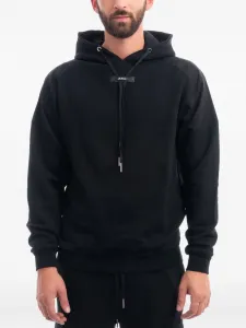 Толстовка с капюшоном и завязками YES LONDON, черный