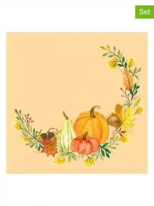 Ppd Набор из 2 штук: салфетки "Pumpkin Flair" оранжевого цвета - 2 x 20 штук