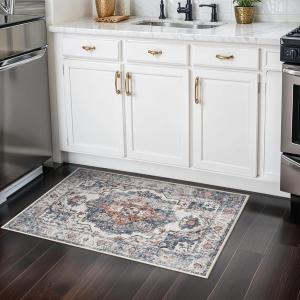 Ковёр Hy Hao Yun Lai для кухни, 61х92 см, кирпичный