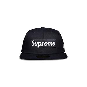 Кепка с логотипом Supreme x New Era Champions Box, темно-синяя