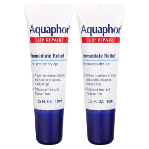 Восстановление Губ Aquaphor, немедленное облегчение, 2 тюбика по 10 мл