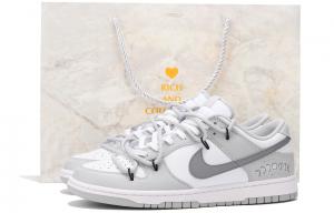 Кроссовки Nike Dunk Skateboard Shoes Men Low-Top Gray