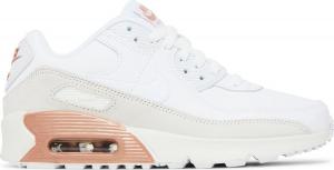 Кроссовки Nike Air Max 90 Leather GS 'White Metallic Red Bronze', белый