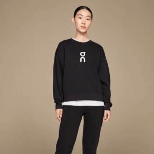 Свитшот On Running Club Crew, черный