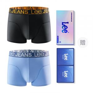 Классические трусы 101 для мужчин набор из 2 штук в подарочной коробке Lee, синий