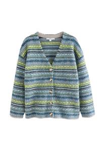 Кардиган Next REGULAR FIT V-NEC , Blue And Green Fairisle/Blue