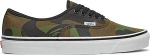 Кеды Vans BAPE x Authentic 44 DX First Camo, зеленый
