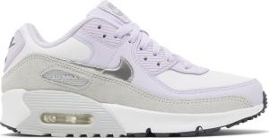 Кроссовки Nike Air Max 90 Leather GS 'Violet Frost', фиолетовый