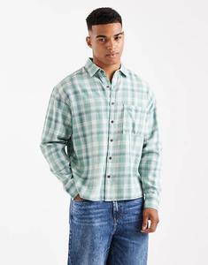 Рубашка с длинным рукавом Cotton On Tribeca зеленого цвета
