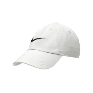 Nike Неструктурированная кепка с логотипом Swoosh, White
