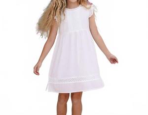 TukTuk Designs Богемное платье с оборками белого цвета