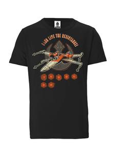 Футболка Звездные войны - Да здравствует Сопротивление черного цвета Logoshirt