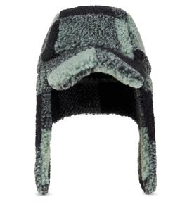 Проверенная шапка-траппер из искусственного мутона Stella McCartney Kids, Verde/Nero