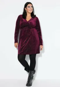 Aline, glitzereffekt, wickeloptik, дневное платье lanarm Studio Untold, Dark Cherry Red