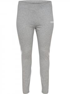 Леггинсы Hummel Hmllegacy женские в цвете СЕРЫЙ МЕЛАНЖ Hummel