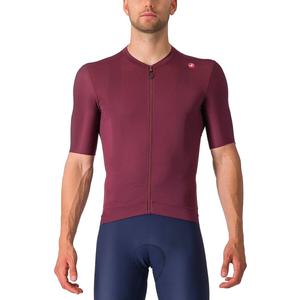 Велосипедная майка Castelli, цвет deep bordeaux/silver moon