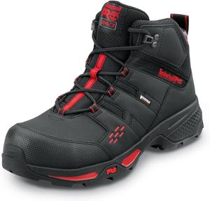 Timberland PRO мужские водонепроницаемые рабочие ботинки Switchback LT Comp Toe, Black/Red