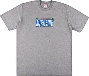 Футболка Supreme Ultra Fresh Tee 'Heather Grey', серый