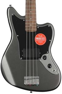 Squier Affinity Series Jaguar Charcoal Frost Metallic с накладкой из индийского лавра 0378501569