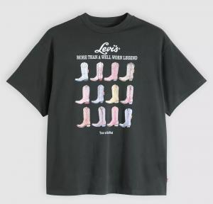 Футболка Levi's Graphic Short Stack, черный