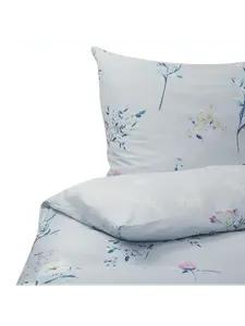 Постельное белье Beliani 3 tlg EVERGREEN, синий