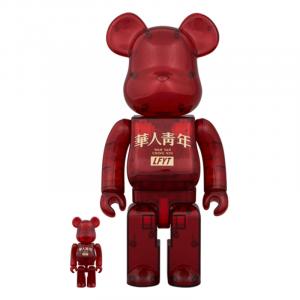 BE@RBRICK Lfyt X Chinese Youth Wah Yan Ching Nin красный/прозрачный