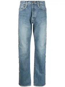 Прямые брюки с заклепками Kapital, синий