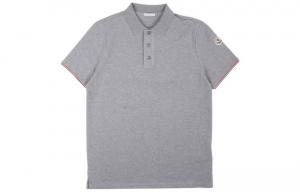 Moncler Футболка-поло мужская серый