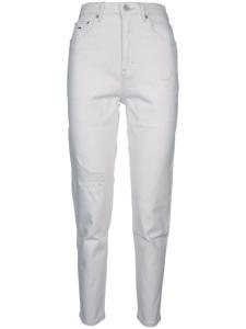 Зауженные джинсы с высокой посадкой Tommy Jeans, белый