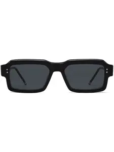 Солнцезащитные очки в прямоугольной оправе Thom Browne Eyewear, черный