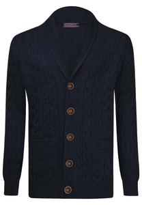 Кардиган вязаный Felix Hardy, темно-синий
