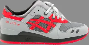 Лимитированные кроссовки gel lyte 3 'super red' Asics, серый