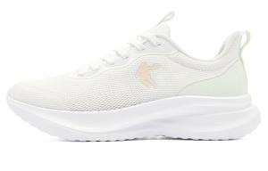 QIAODAN Женские кроссовки для бега с низким верхом, устойчивые к истиранию, с мягкой подошвой, белые