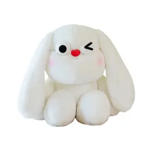 Очаровательный плюшевый кролик рюкзак кукла высота 27см OU DI PIG, белый
