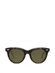 Солнцезащитные очки с квадратной оправой Thom Browne, коричневый