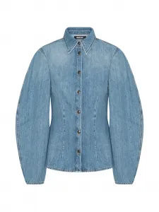 Джинсовая рубашка Rotate Birger Christensen, синий