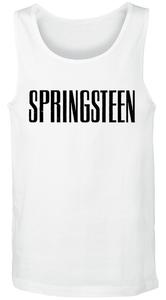 Майка-топ Bruce Springsteen Logo, белый