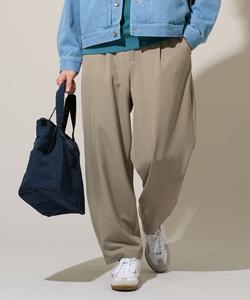 Легкие в уходе/машинная стирка/устойчивые к образованию катышков/эластичные меланжевые брюки-баллоны Avv, цвет Beige