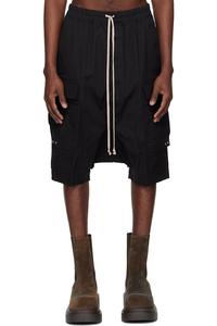 Шорты для грузового отсека Temple Rick Owens, черный