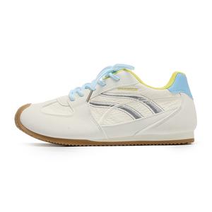 WARRIOR Износостойкие и легкие повседневные низкие туфли женские бежево-синего цвета