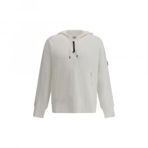 Толстовка с капюшоном на молнии C.P. Company, White