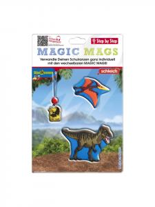 Step by Step Набор аксессуаров для школьного рюкзака MAGIC MAGS с динозаврами, тарбозавр